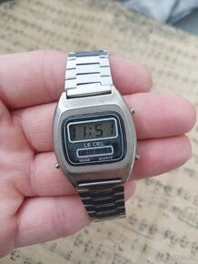 Staré retro vintage digitálky Le Cel Solar Watch - 6