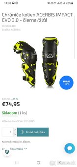 Chrániče kolien ACERBIS IMPACT EVO 3.0 - - 6