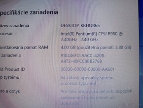 predám základnú dosku z Hp probook 4540s - 6