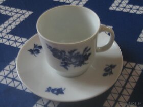 český porcelán modrá ruža - 6