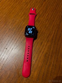 Apple watch 7 41 mm červene (Product Red) - 6