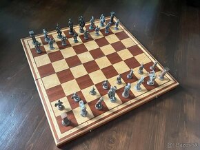 Historické Starožitné Šachy Vintage Retro - 6