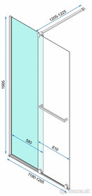 REA - Sprchová zástena CORTIS 120 - 6