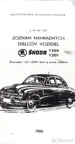 Kniha Mototechna škoda 1200,1201 - 6