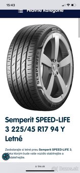 Letná sada 225/45r17 5x112 (disky, pneumatiky) - 6