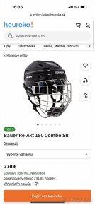 Hokejova Prilba Bauer Reakt 150 Combo - 6