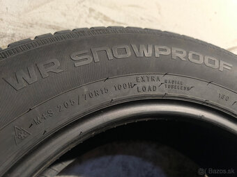 205/70 R15 Zimné pneumatiky Nokian WR Snowproof 4 kusy - 6