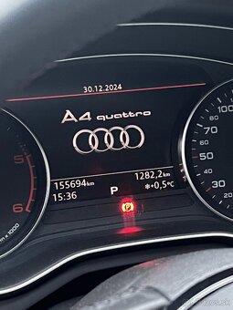 Audi A4 B9 TDI Quattro, automat, odpocet DPH, SK auto, ťažné - 6