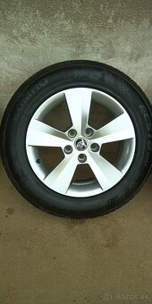 215 55 ZR 16 99W KUMHO+ALU DISKY 5x112 R16 skoda - 6