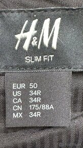 H&M oblek - sako + nohavice SLIM FIT - 6