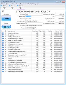 Predám 5 kusov HDD Seagate 500GB, 7200rpm, 3,5" - 6