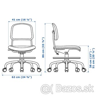 Otočná detská stolička Ikea - 6