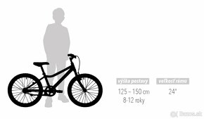 Detský bicykel Kenzel Compact 24 (8-12rokov) - 6