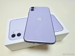 APPLE IPHONE 11 64GB PURPLE Baterka 100% - 6