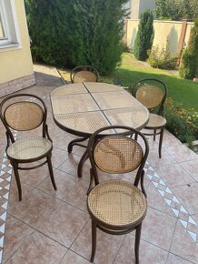 Thonet set / stôl/ stoličky - 6