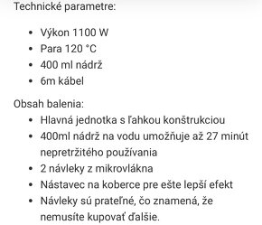 Parný čistič ROVUS NANO PLUS - 6