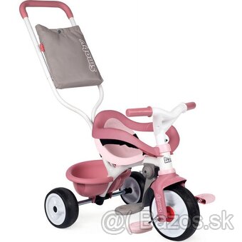 Trojkolka s opierkou Be Move Comfort Tricycle Pink Smoby - 6