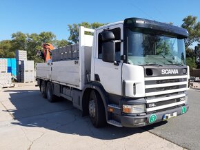 SCANIA P114L 380  6x2 valník s HR Palfinger - 6