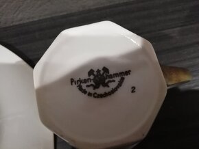 Predám - Porcelán Pirken Hammer - 2ks šálka, 2ks podšálka - 6