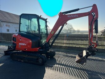 Minibagr Kubota KX030-4 hyd.svahovka+podkopy, 3t - 6