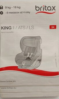 Autosedačka Britax Romer King II - 6