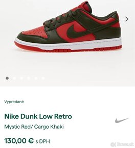 Nike Dunk Low Retro "Mystic Red Cargo Khaki" - 6