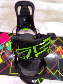 Predám detský snowboard 120cm s viazaním SP - 6