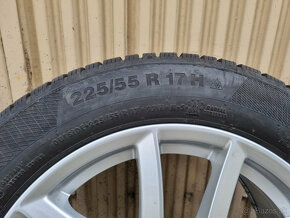 Alu disky Dezent 5x112 7,5Jx17 H2 + zimné pneu 225/55 R17 - 6