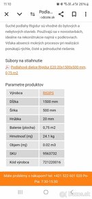 Podlahové dielce Rigidur E20 20x1500x500 mm, 0,75 m2  3ks. - 6