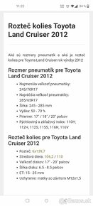 Kolesá Toyota Land cruiser+pneu Cooper Discoverer - 6