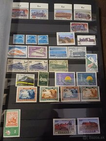 predám poštové známky - vlaky - viac štátov - 6