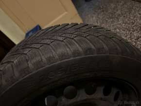 Zimné pneumatiky + Disky 205/55 R16 5x100 obuté na diskoch - 6