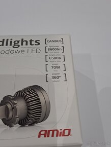 Led žiarovky D1S - 70W - canbus - 8600 Lm - 6