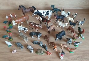 Schleich z lesa, farmy, divočiny, koně, jezdci, dinosauři - 6