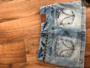 DOLCE&GABBANA originál jeansova minisukna S/M - 6