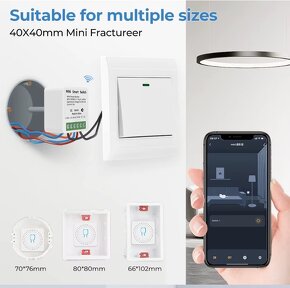 Smart wifi mini spínač 16A - 6