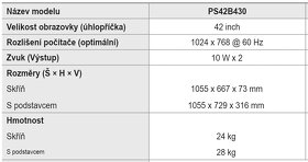 Predám 42" plazmový TV Samsung - 6