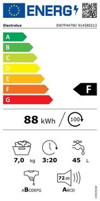 predám novú vstavanú práčku Electrolux EW7F447WI - 6