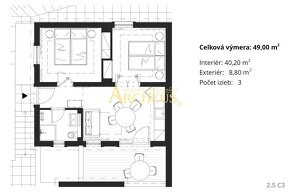 3-izbový apartmán v Chorvátsku, okolie Zadaru - 6