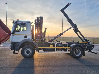 MAN 4x4 TGM 18.290 NOSIČ KONTAJNERU + RUKA HIAB - 6