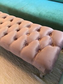 lavica chesterfield ružova 100cm - 35% - 6