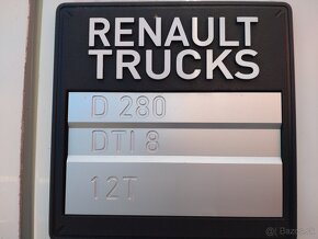 RENAULT D12.280 Euro 6d - 11.990 Kg - 18 Europalet - Lůžko - 6