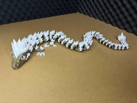 Flexibilný kryštálový drak 3D tlač - 6