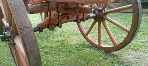 Starý drevený vozík - 6