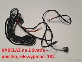 Prídavné LED Okrúhle diaľkové svetlá 185W - Cena za par - 6