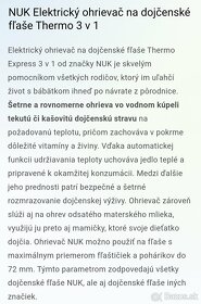 Elektrický ohrievač na dojčenské fľaše a stravu - 6