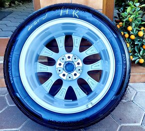 alu R17 5x112, senzory tlaku, letné pneu 205/55, orig. BMW 2 - 6