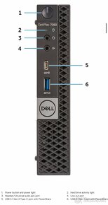 DELL OptiPlex 7060 Micro i5-8500T/16GB RAM/256GB NVMe+1000GB - 6