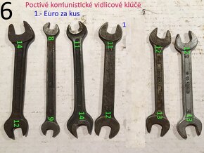 Kombinačky štiepacie a segerove kliešte vidlicové klúče - 6