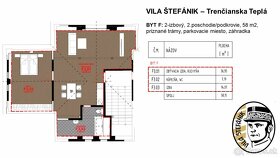 Veľký 2-izb. byt, parkovacie miesto - Trenčianska Teplá - 6